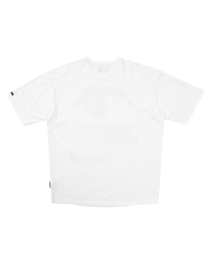 04TS25 Collage T-Shirt White