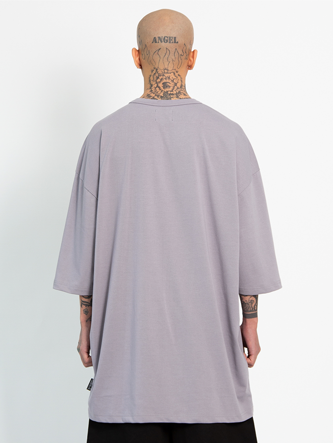 04TS25 Collage T-Shirt Lilac