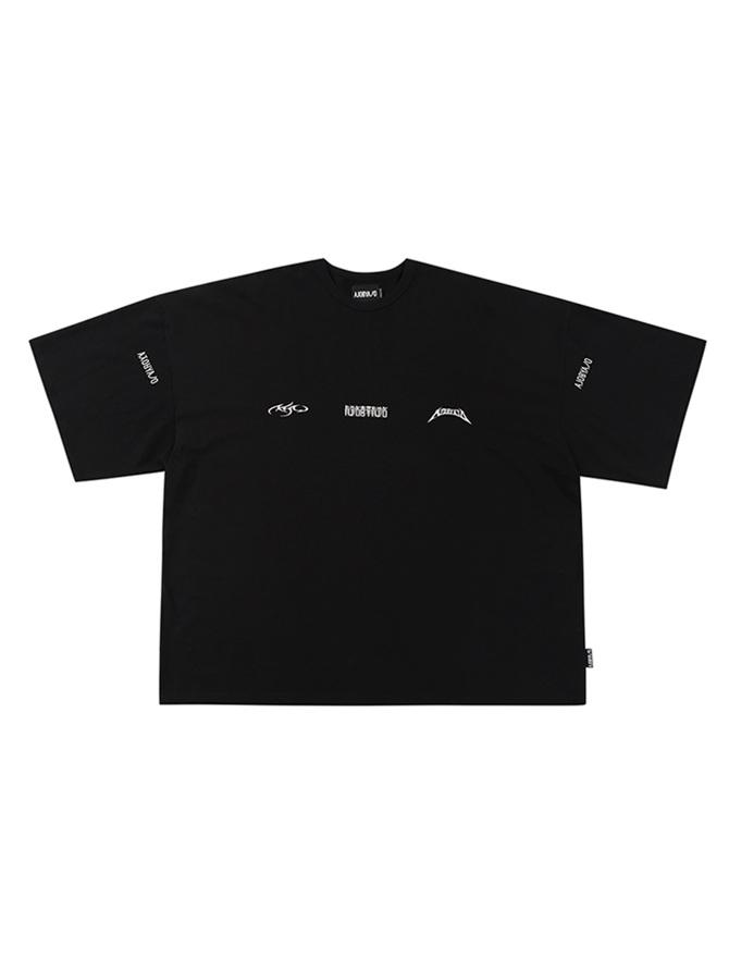 04TS21 Horizontal Logo Tee Black