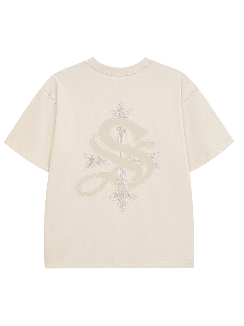 Cross Tee Beige