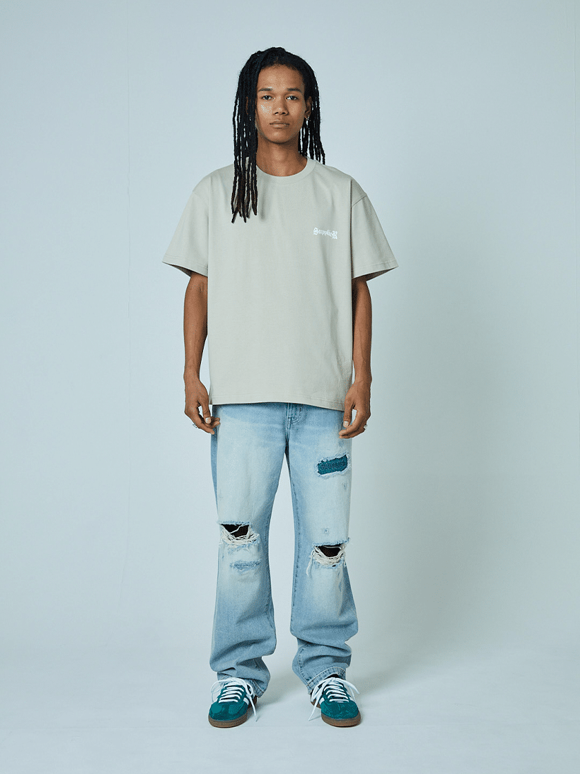 Cross Tee Beige