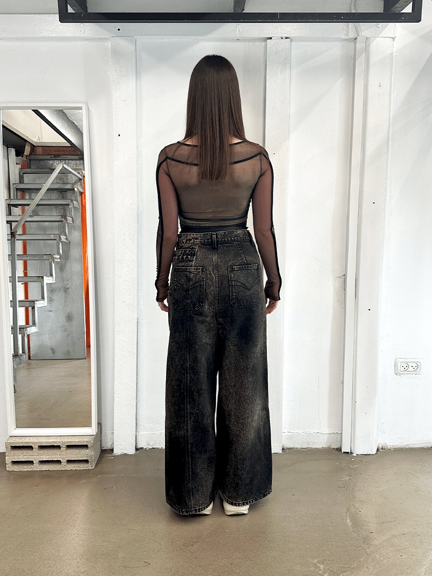 07LS13 Sheer L/S Top