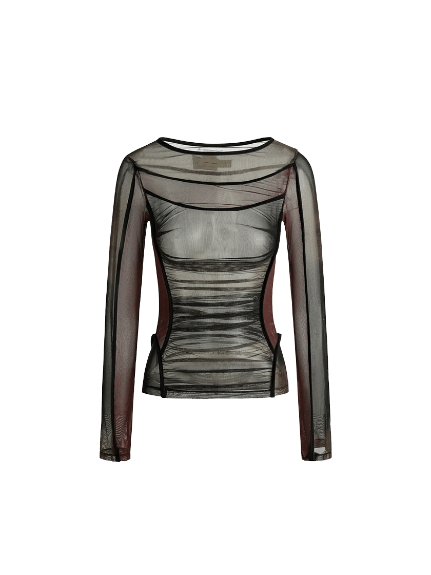 07LS13 Sheer L/S Top