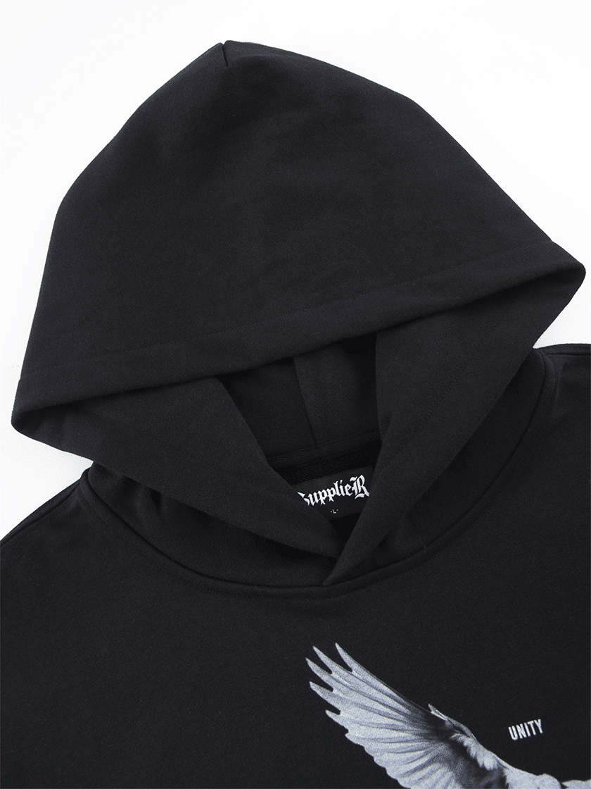 Dove Hoodie Black