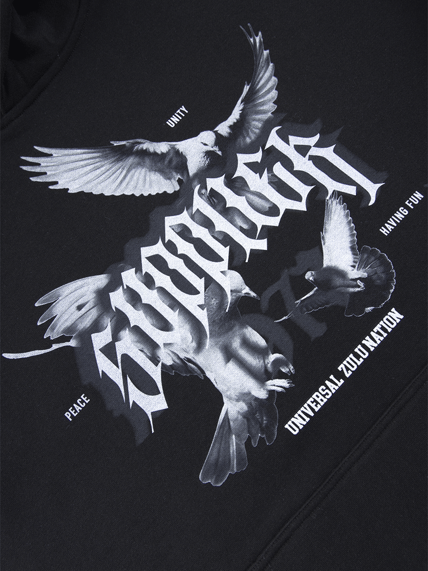 Dove Hoodie Black