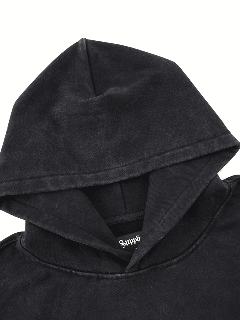 Vintage Logo Hoodie Black