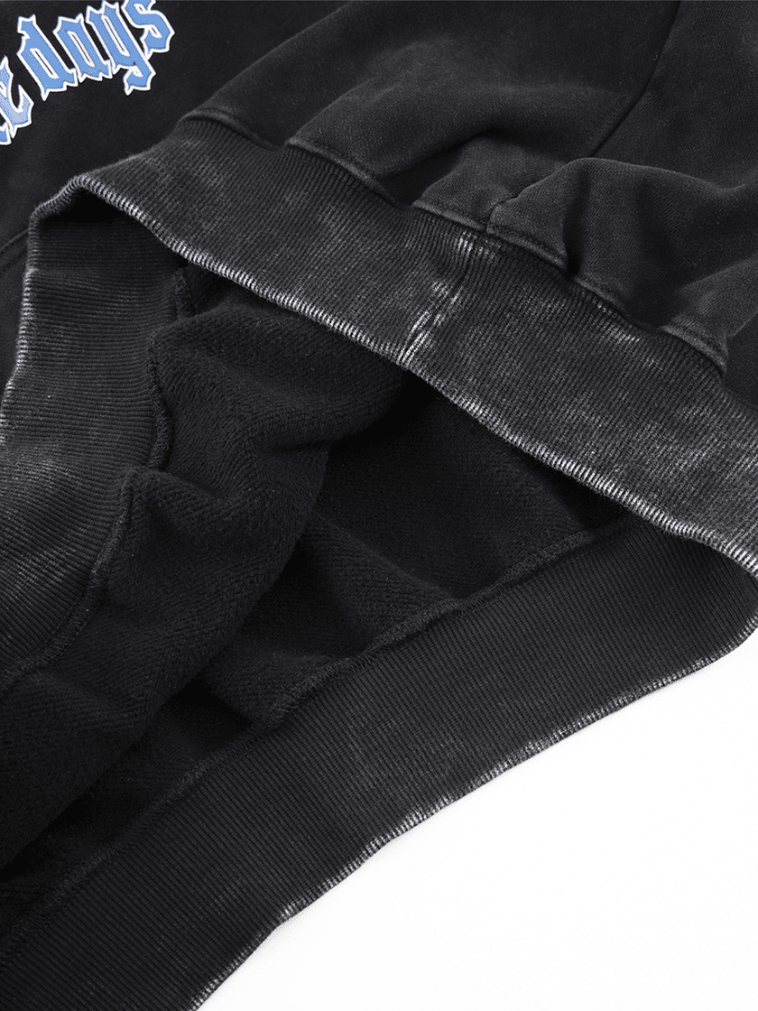 Vintage Logo Hoodie Black