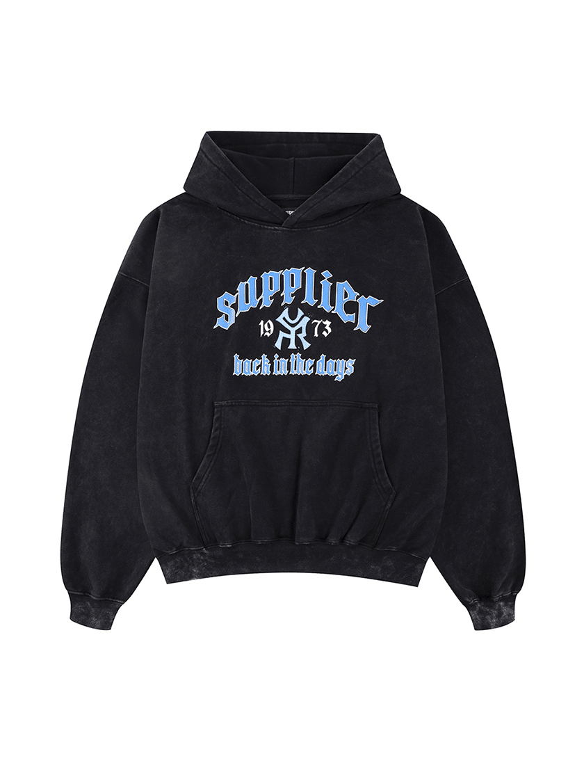 Vintage Logo Hoodie Black