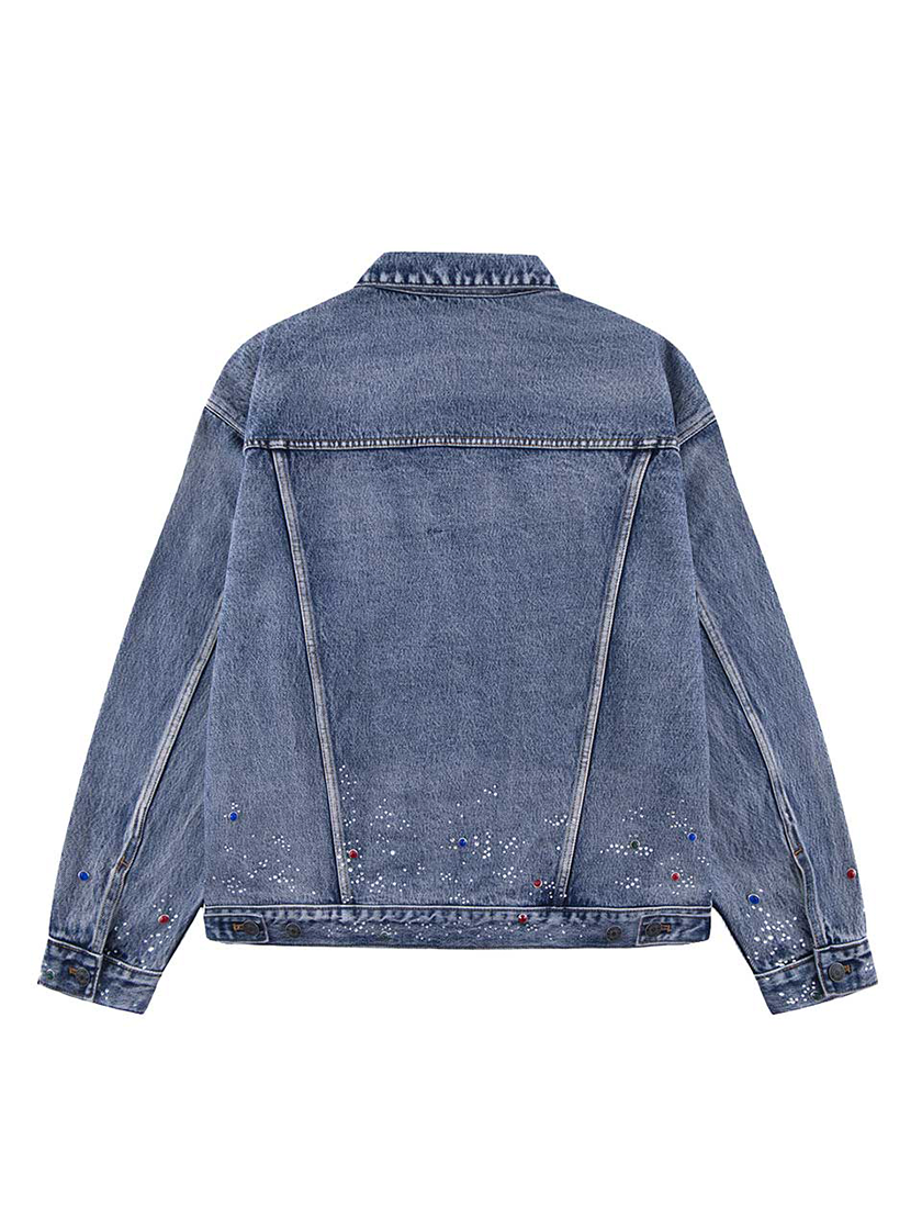 Rhinestone Denim Jacket