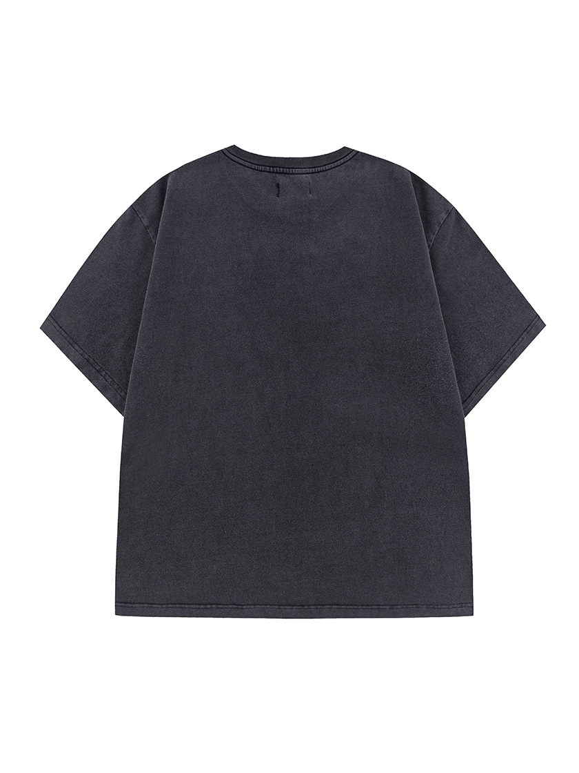 Burning Logo Tee Black
