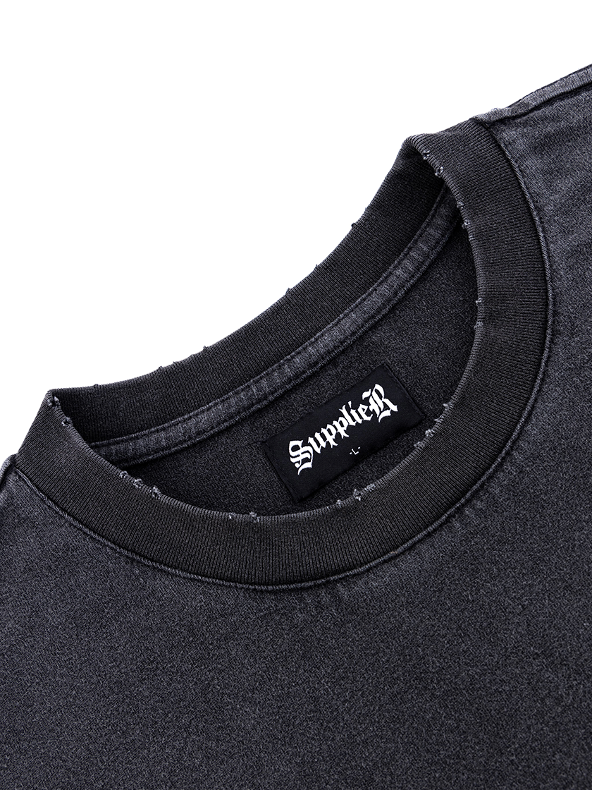 Burning Logo Tee Black