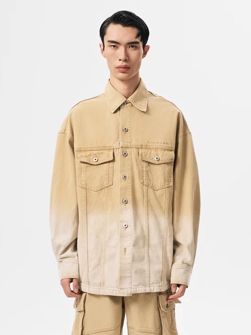 Gradient Denim Jacket