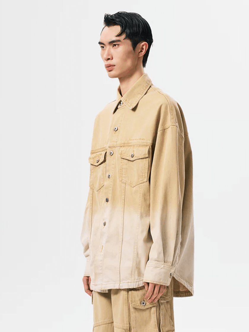 Gradient Denim Jacket