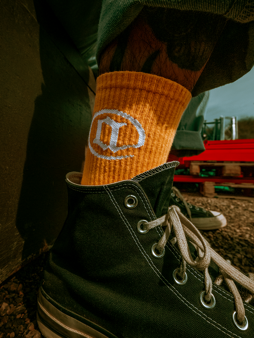 Logo Socks Mustard