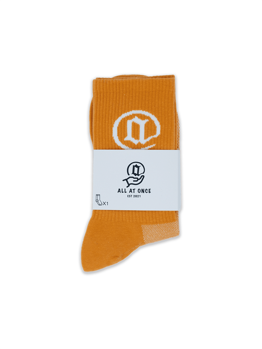 Logo Socks Mustard