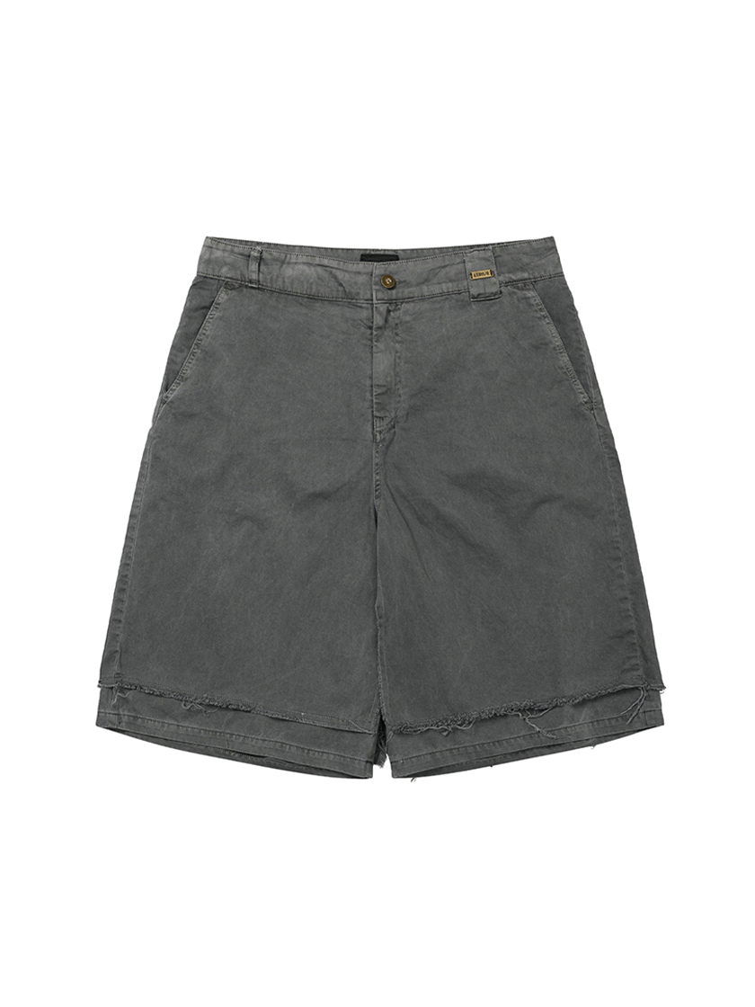 08ST08 Washed Layered Skort