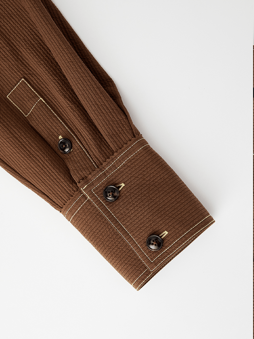 Textured Star Overshirt