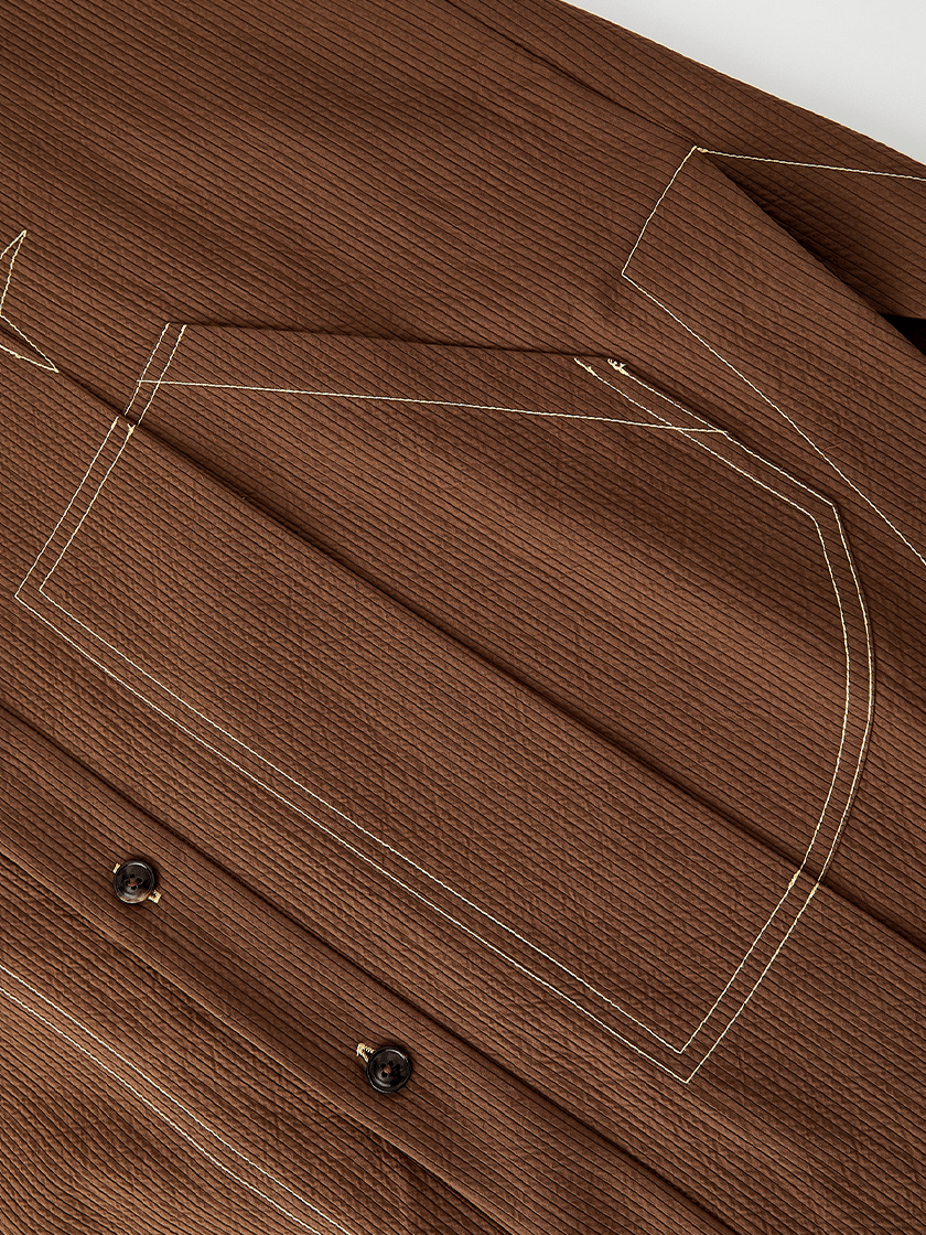 Textured Star Overshirt