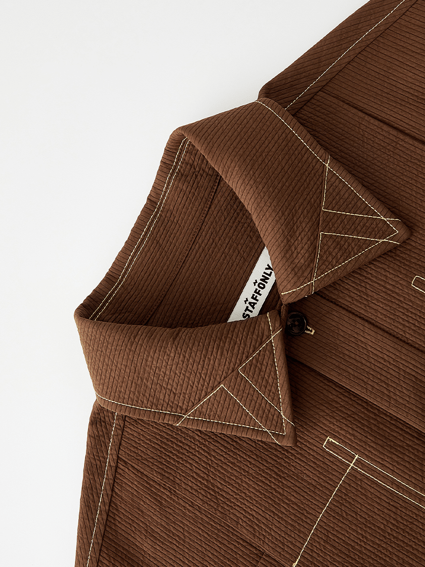 Textured Star Overshirt