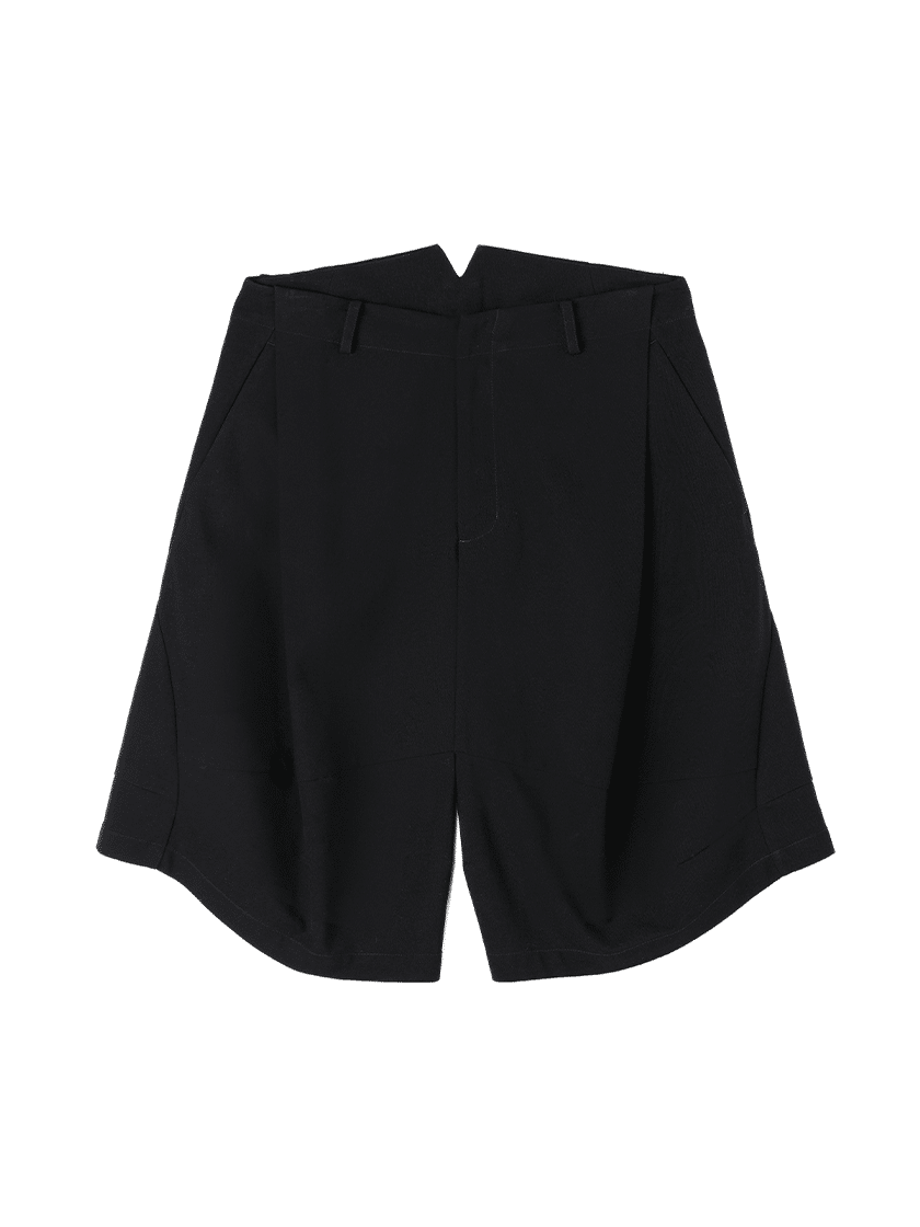 Curved High Rise Shorts