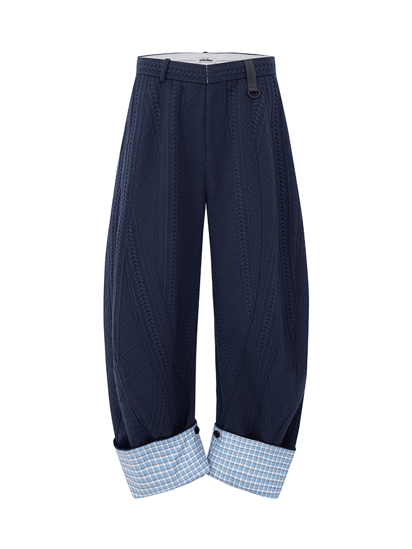 Curved Sweatpants Navy