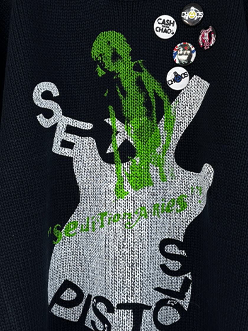 Pullover Guitar Knit