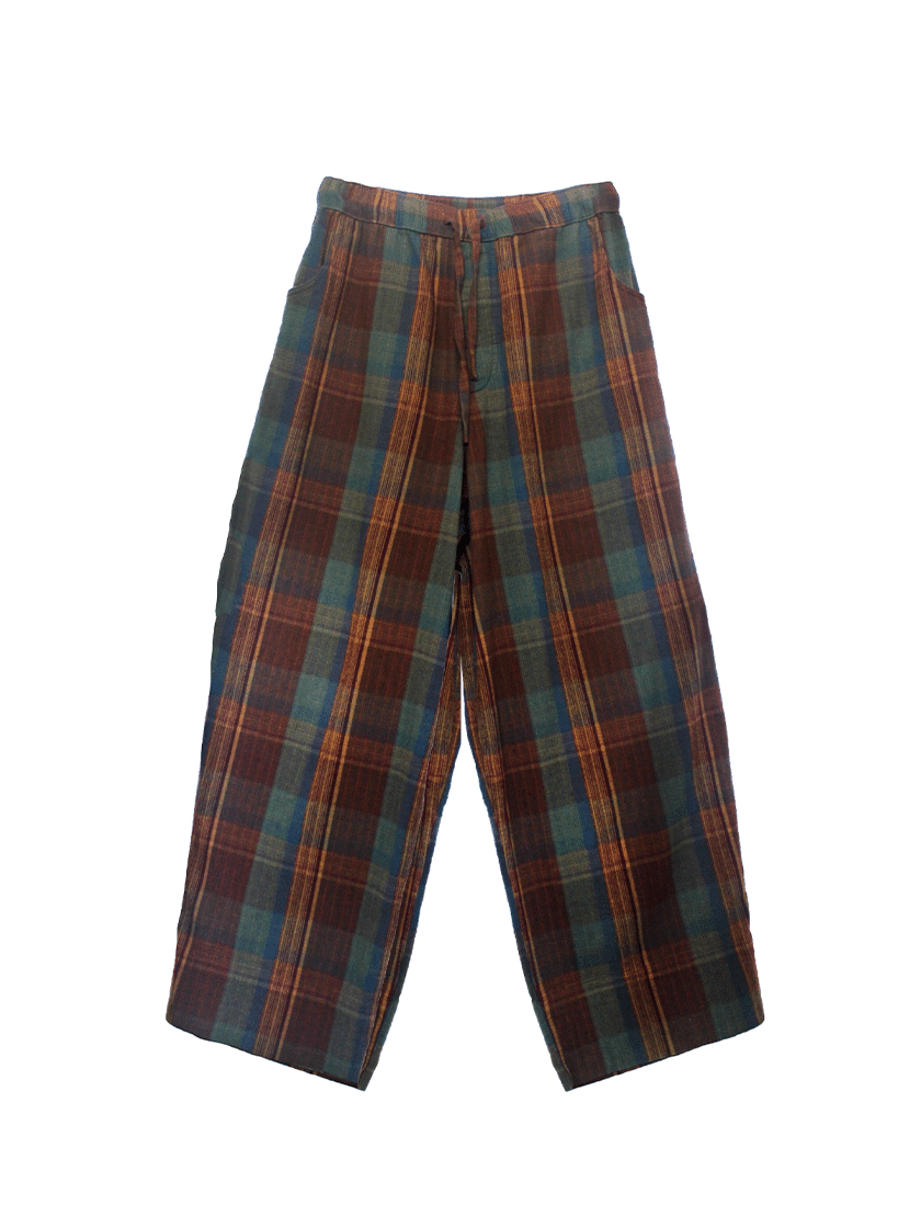 Relaxed Tartan Flannel Pants