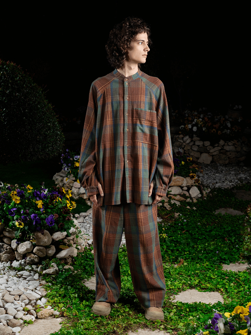 Relaxed Tartan Flannel Pants