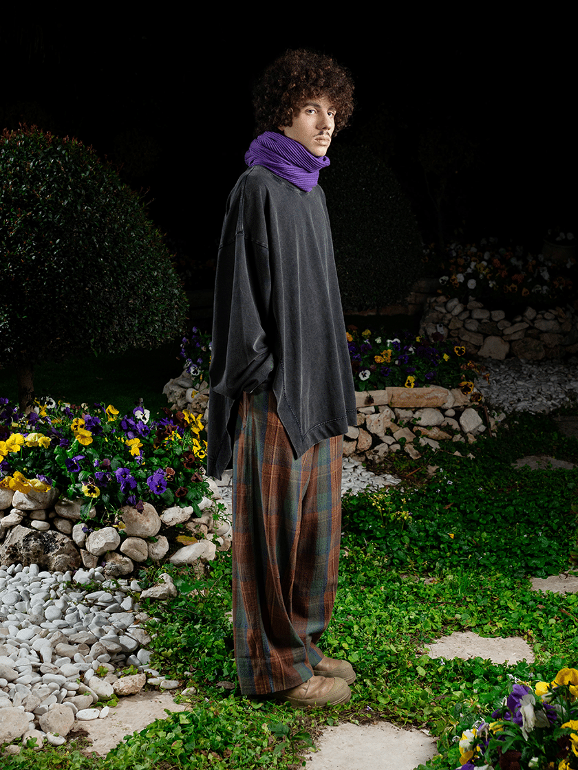 Relaxed Tartan Flannel Pants