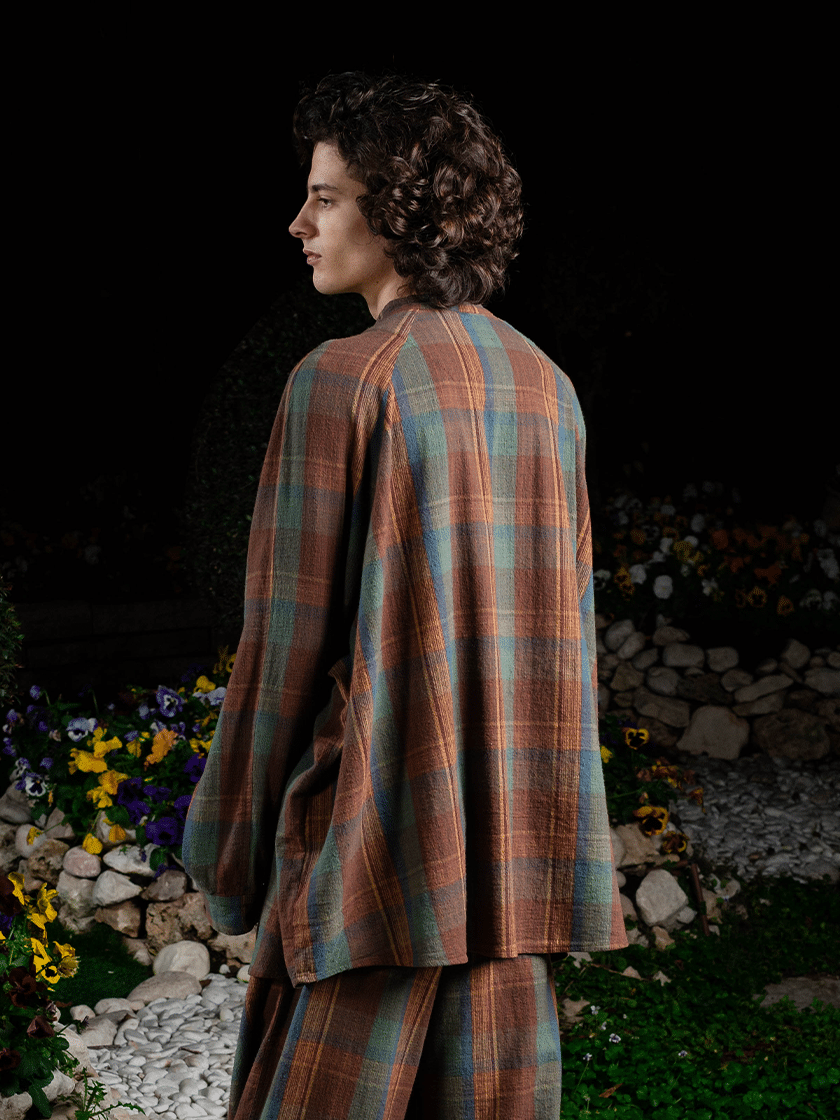 Oversized Tartan Flannel Shirt