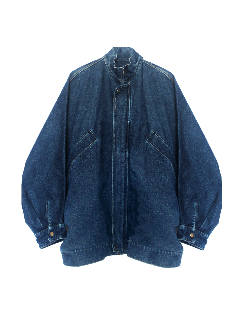 Batwing Oversized Denim Jacket
