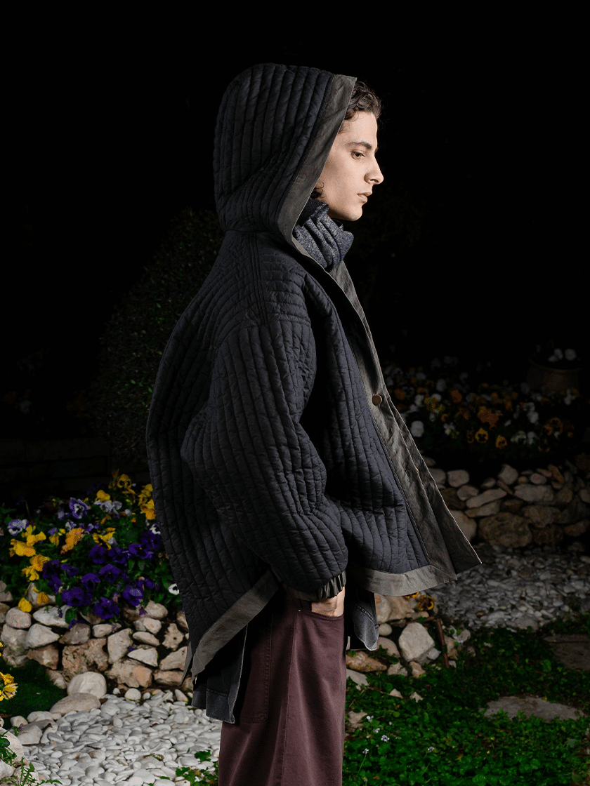 Wadded Fishtail Coat