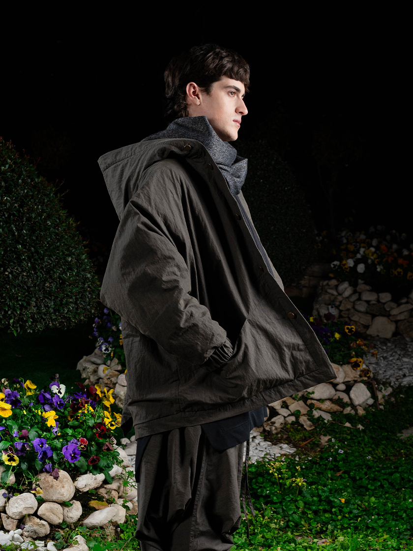 Wadded Fishtail Coat