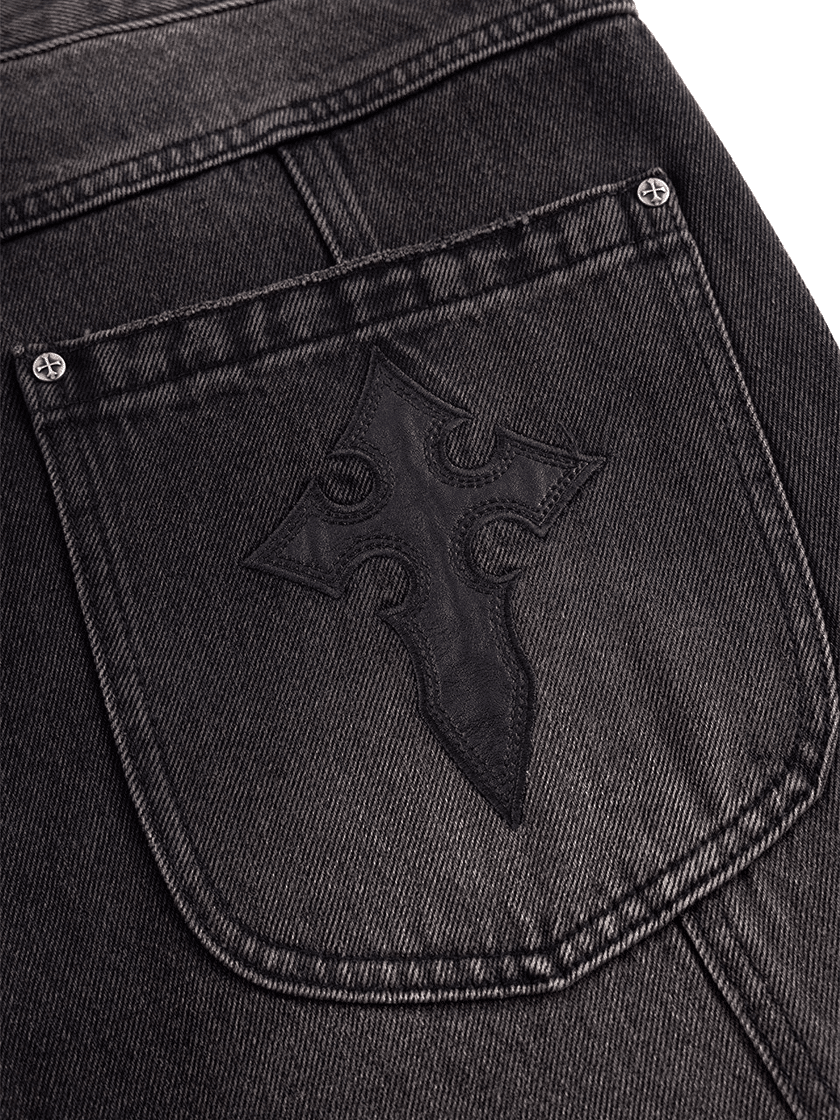 Switching Pierced Denim