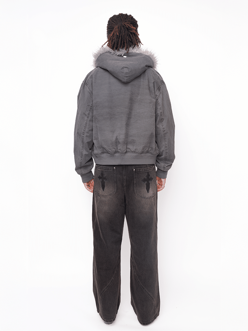 Switching Pierced Denim
