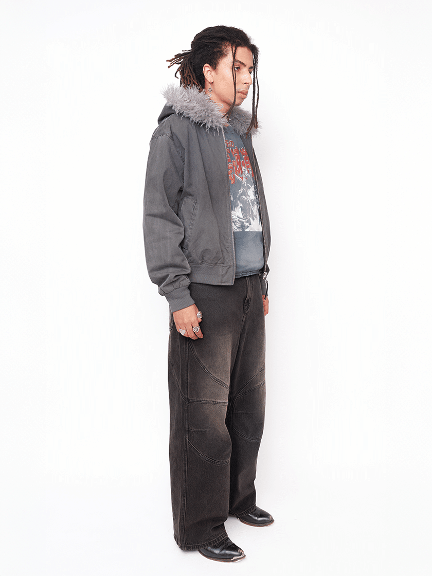 Switching Pierced Denim