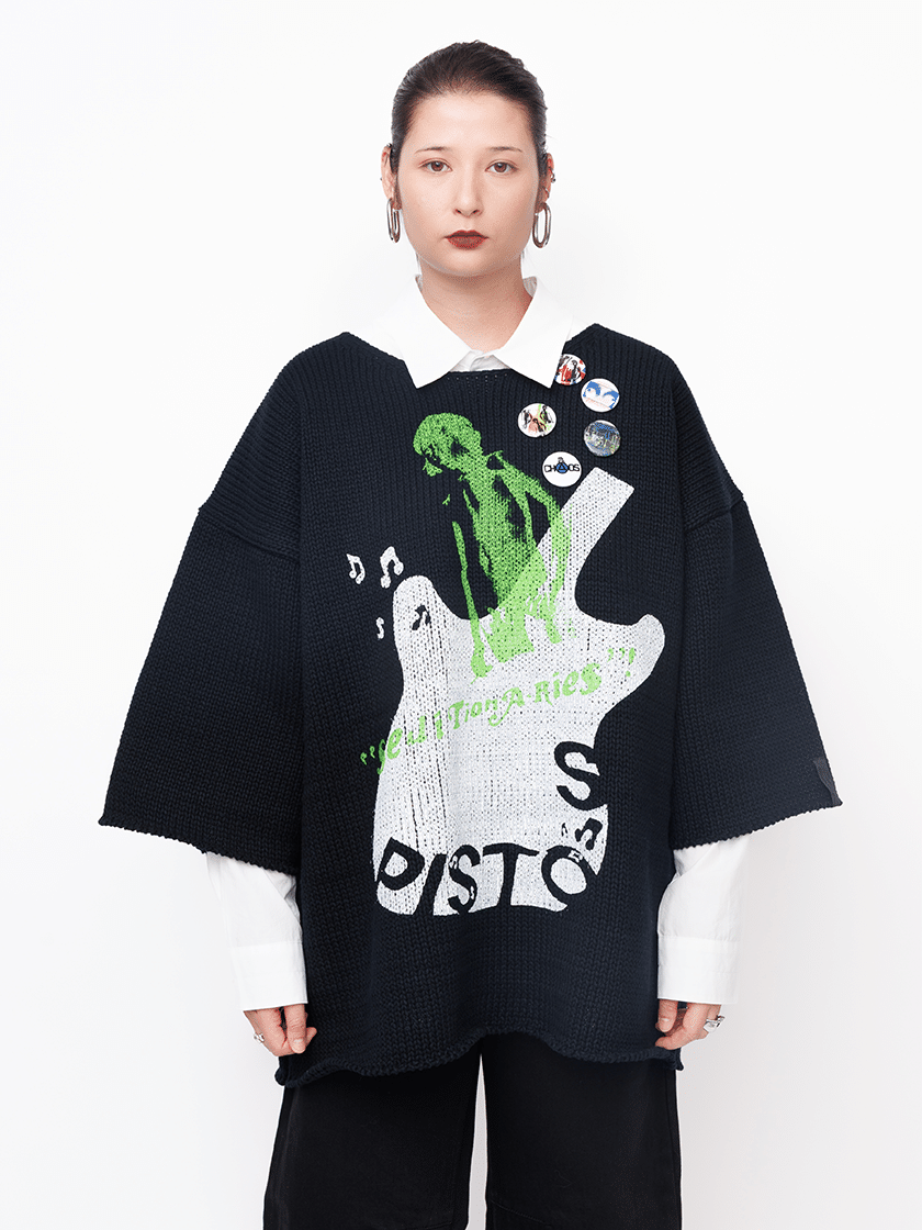 Pullover Guitar Knit
