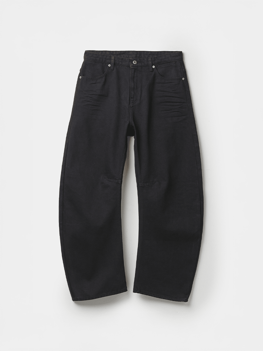 Embossed Deep Curved Denim