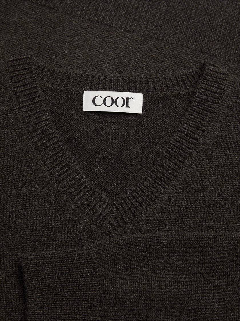 Merino Wool V-Neck Sweater