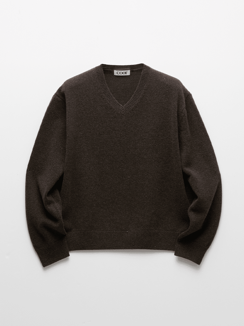 Merino Wool V-Neck Sweater