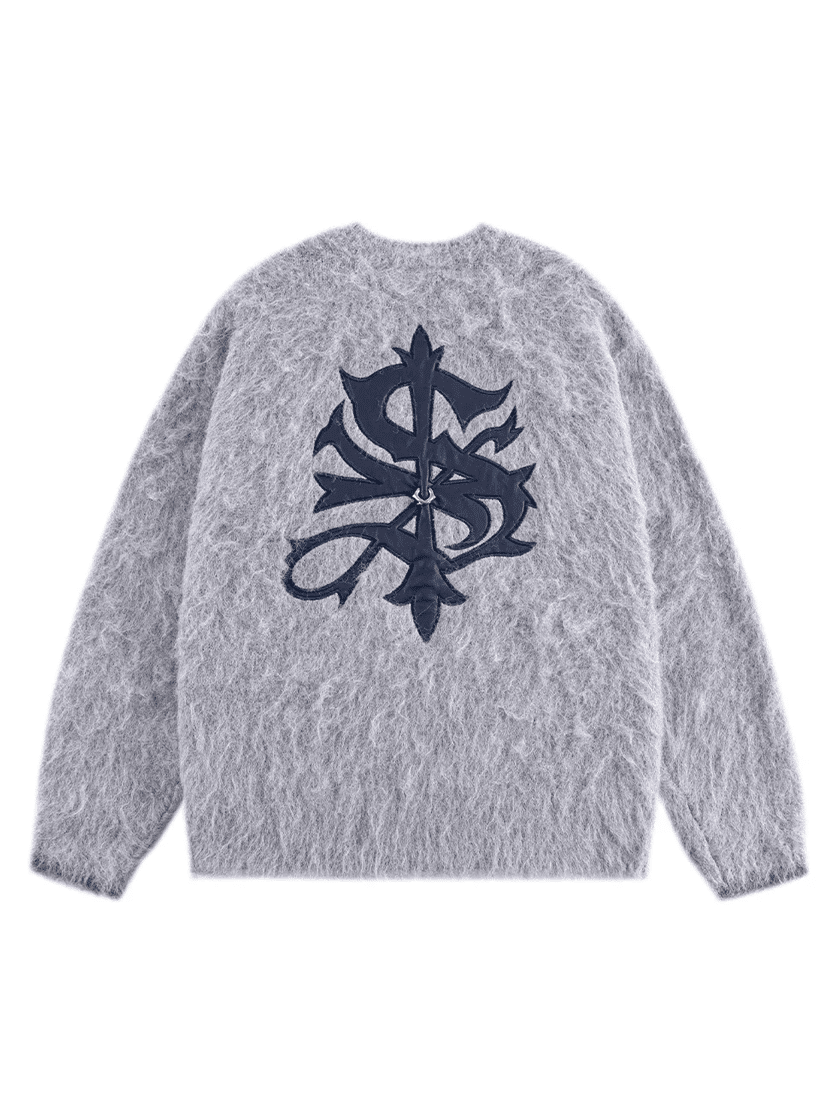 Shaggy Knit Gray