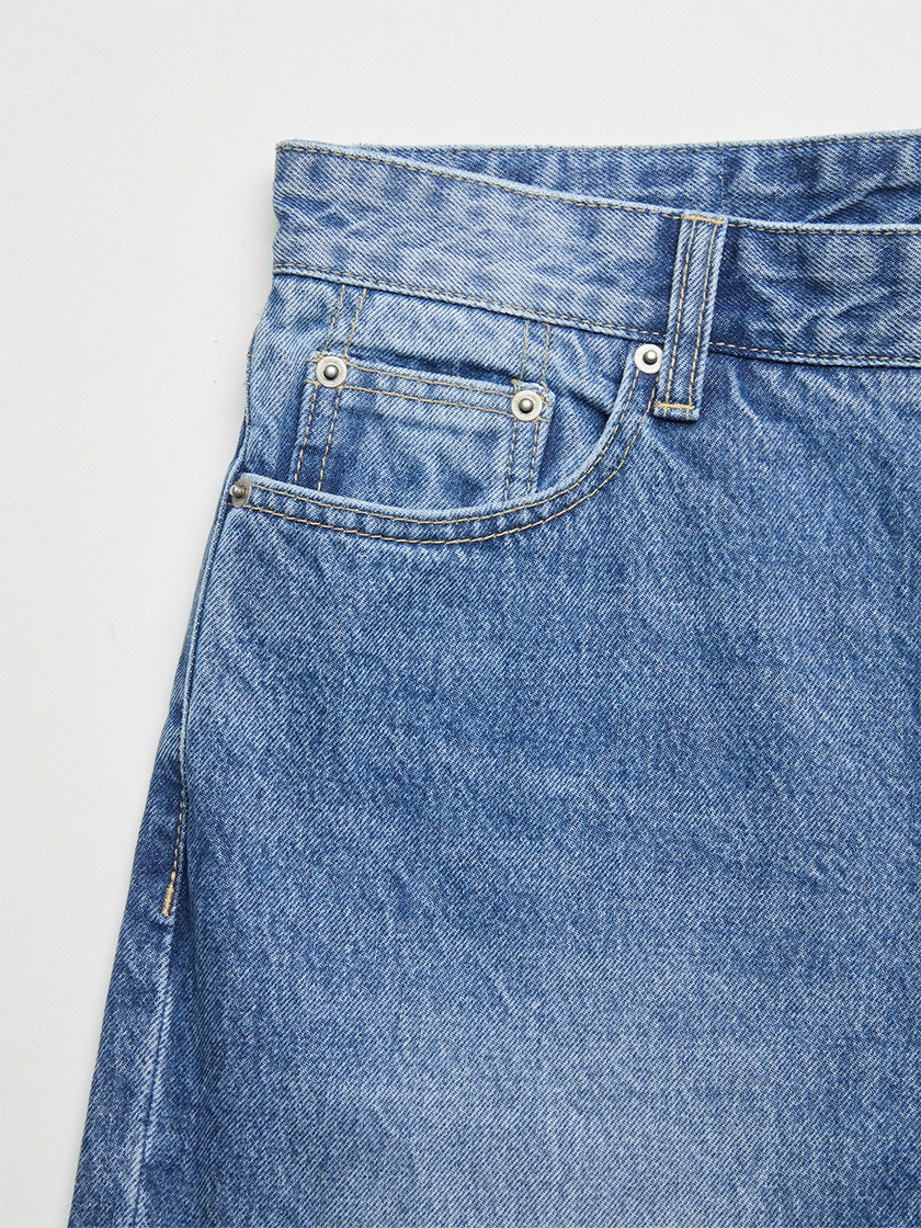 Straight Denim Pants