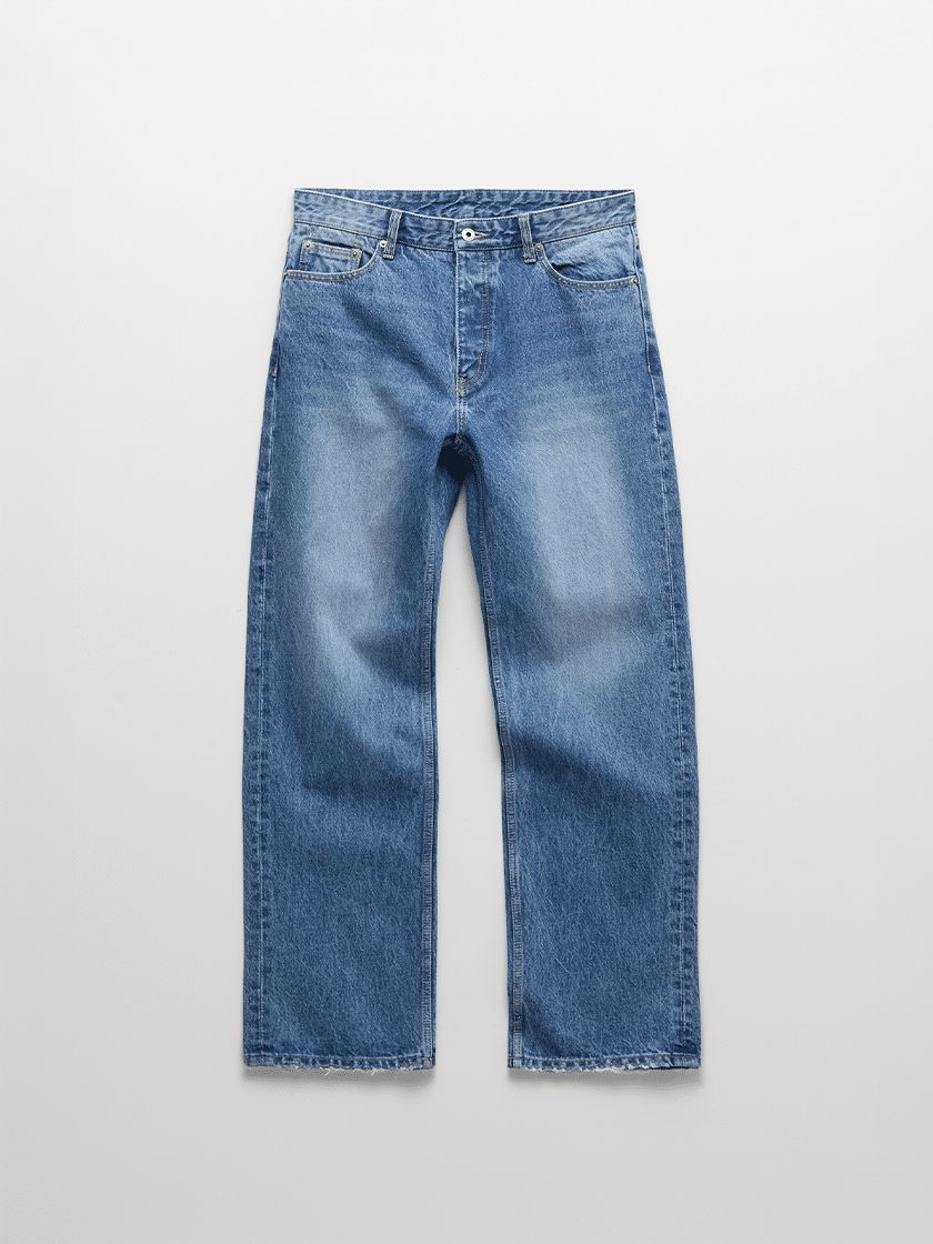 Straight Denim Pants