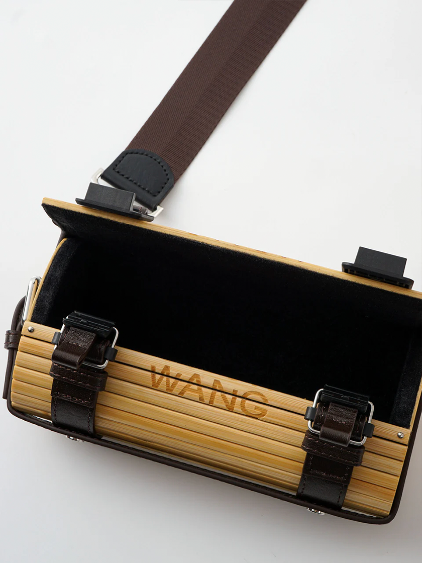 Brown Bamboo Bag Medium