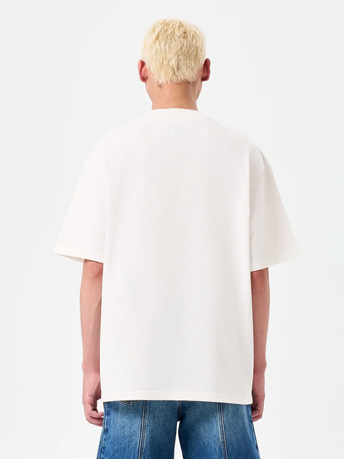 Double Collar Tee White