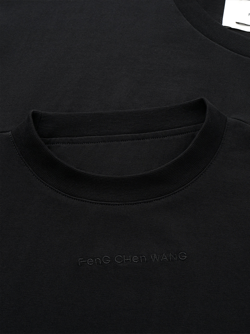 Deconstructed L/S Tee Black
