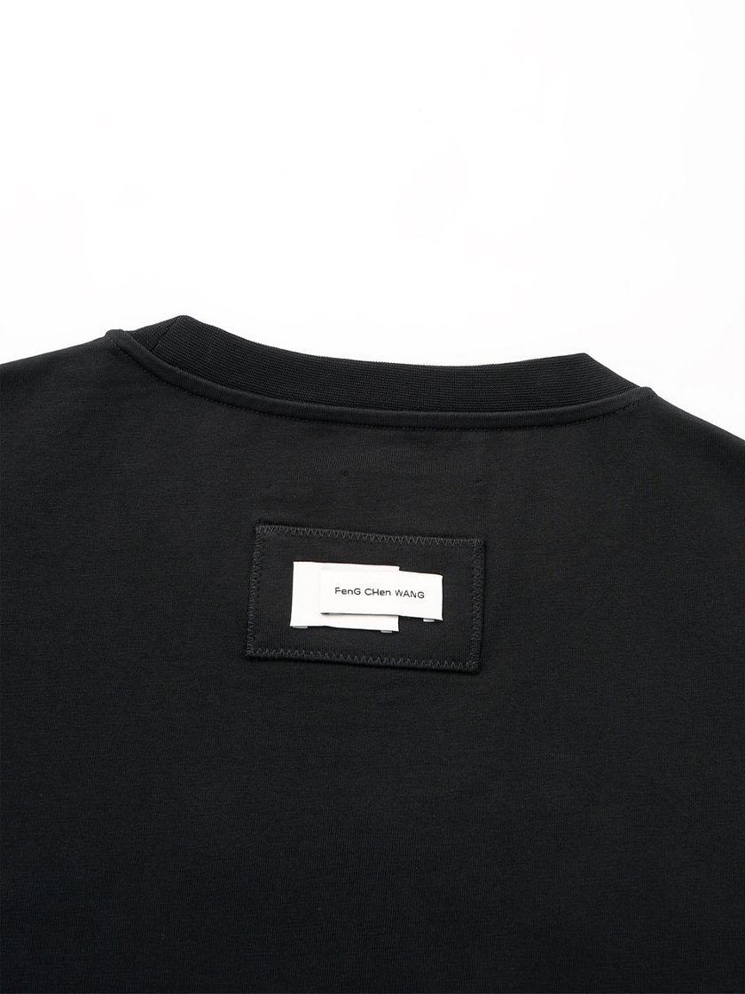 Deconstructed L/S Tee Black