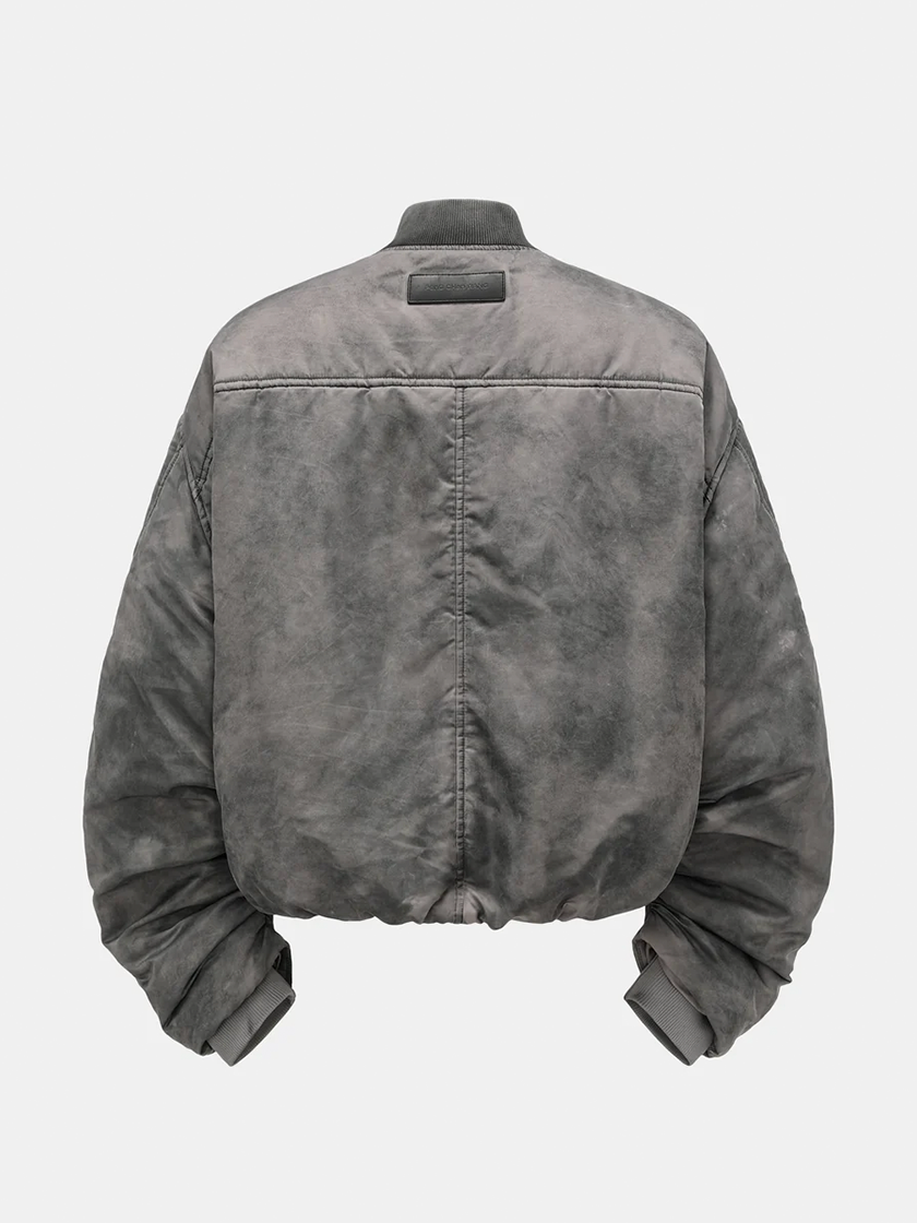 Sprayed Nylon Bomber