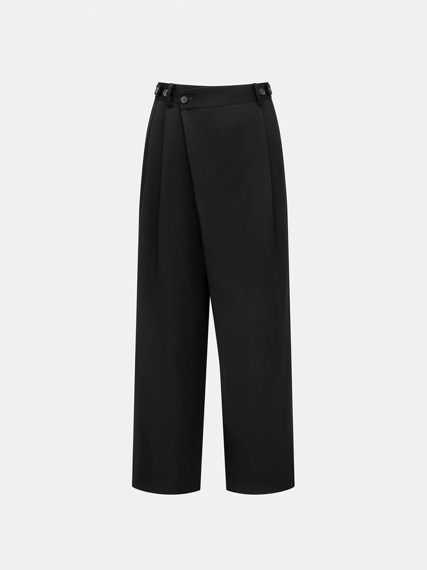 Wide Wool Trousers