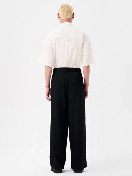 Wide Wool Trousers